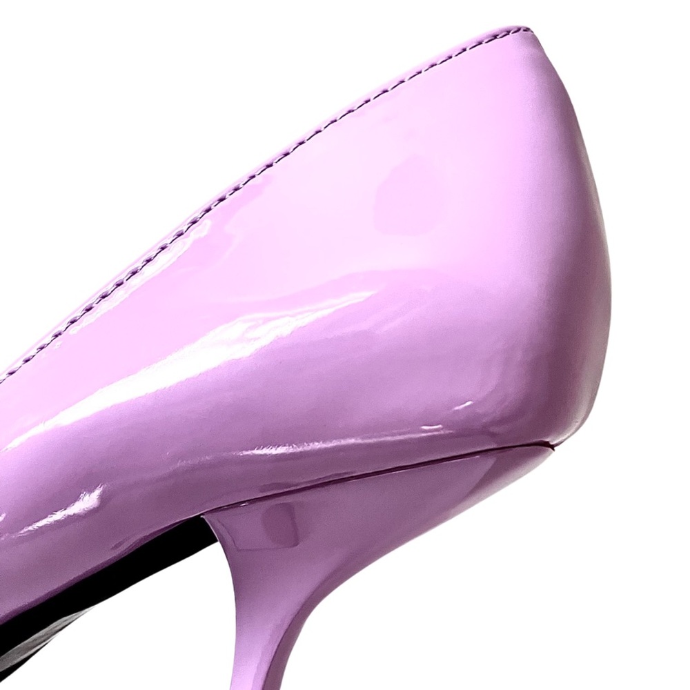 Pink Lilac Patent Court Kitten Heels | Pointed Toe | UK 5 | BNIB - Picture 10 of 17